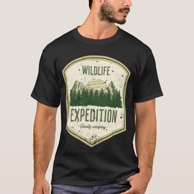 Camiseta Família de férias de verão no exterior (Frente)