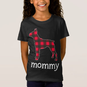 Camiseta Família de Festas de Natal de Cachorro de Mamãe Ve