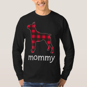 Camiseta Família de Festas de Natal de Cachorro de Mamãe Ve
