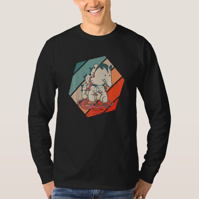 Camiseta Família de Gambás (Frente)
