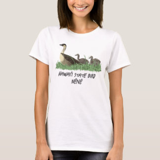 Camiseta Família de Ganso Nene, Ave Estadual do Havaí