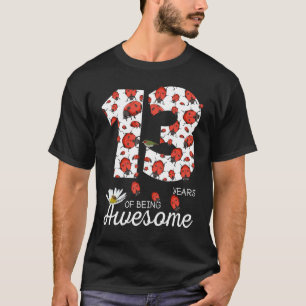 Camiseta Família de Garotas de Aniversário de 13 Anos Incrí