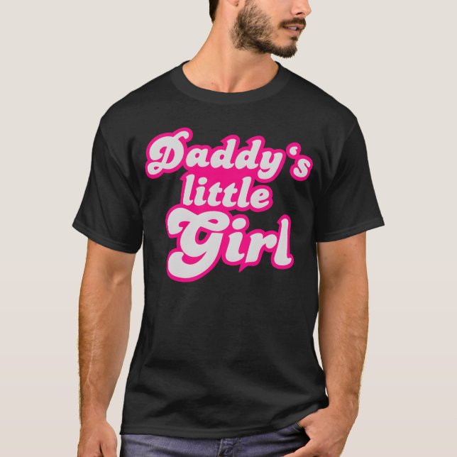 Camiseta Família de garotinhas Daddys (Frente)
