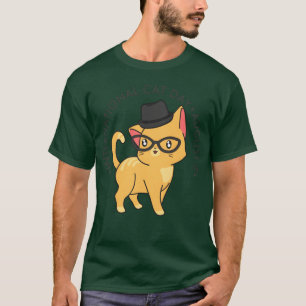 Camiseta Família de gatos Hipsteres para o Dia Internaciona