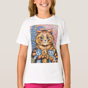 Camiseta Família de Gatos Louis Wain