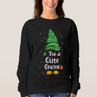 Camiseta Família de Gnomo Fofa de Pijama de Natal Combinand