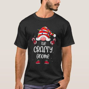 Camiseta Família de Gnomo Habilidoso de Pijama de Natal Gno