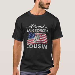 Camiseta Família de Graduação USAF de Primo de Força Aérea 