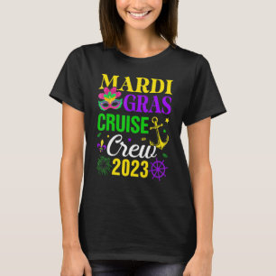 Camiseta Família de Grupo de Combinação Mardi Gras Cruise S