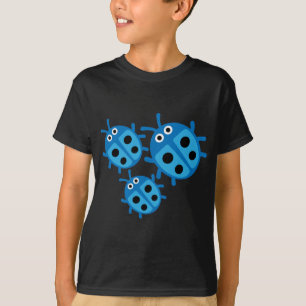 Camiseta Família de joaninhas adoráveis crianças