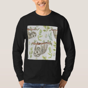 Camiseta Família de Lama Desenhada à Mão