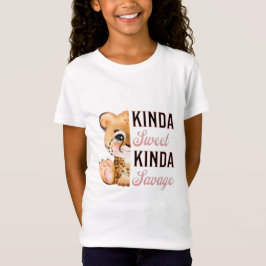 Camiseta Família de leopardos fofos, combinação engraçada f