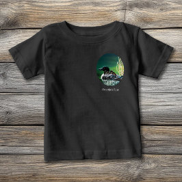 Camiseta Família de mergulhões no lago Butterfield