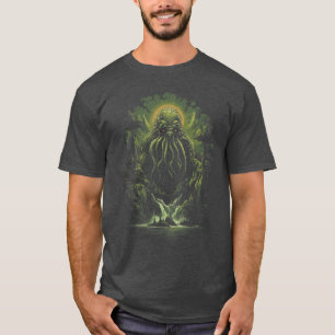 Camiseta família de monstros de terror de Lovecraft Cthulhu