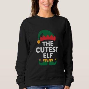 Camiseta Família de Natal Combinando com o Elfo Mais Fofo