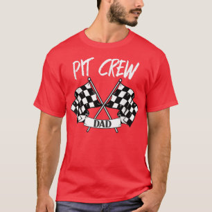 Camiseta Família de Pai de Tripulação com Sinalizador Verif