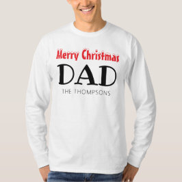 Camiseta Família de Pais Feliz de Natal