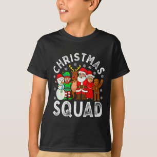 Camiseta Família de Papais noeis de Natal Correspondendo Pi