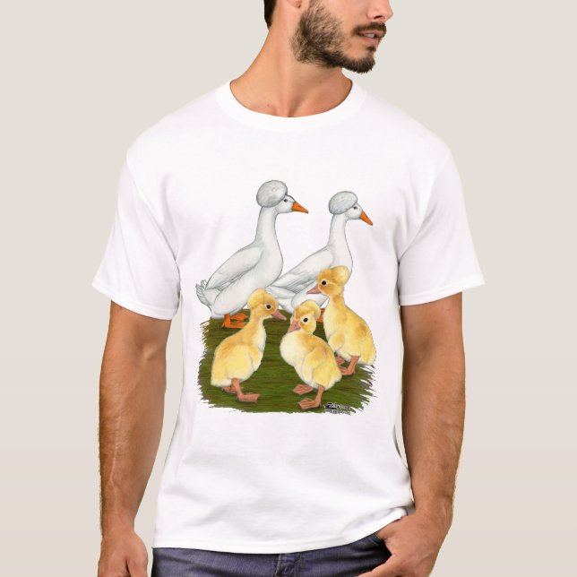 Camiseta Família de Pato Crestada (Frente)