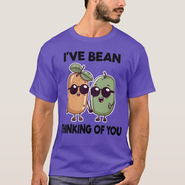 Camiseta Família de piadas de comida de feijão (Frente)