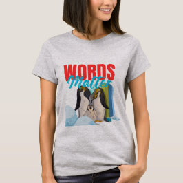 Camiseta Família de Pinguim Colorida Amor