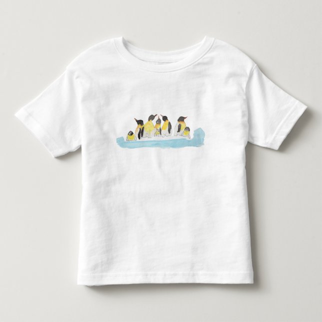 Camiseta Família de Pinguins (Frente)