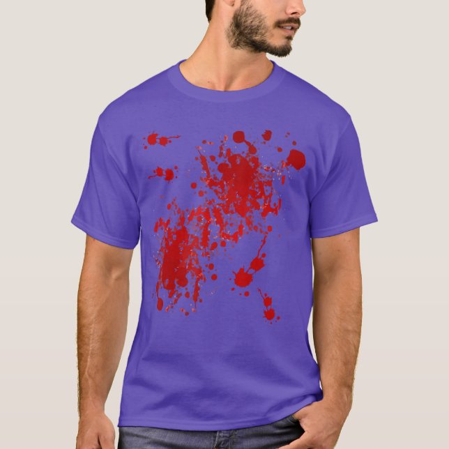 Camiseta Família de respingos de sangue falso (Frente)