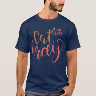 Camiseta família de senhoras do gato