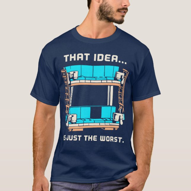 Camiseta Família de sofás de dois andares (Frente)