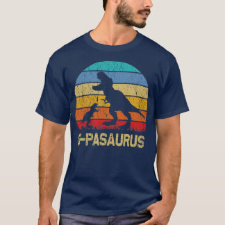 Camiseta Família de vovô Saurus T Rex Dinossaur