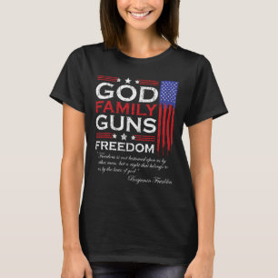 Camiseta Família Deus Armas E Liberdade Cristão Mega 2020 T