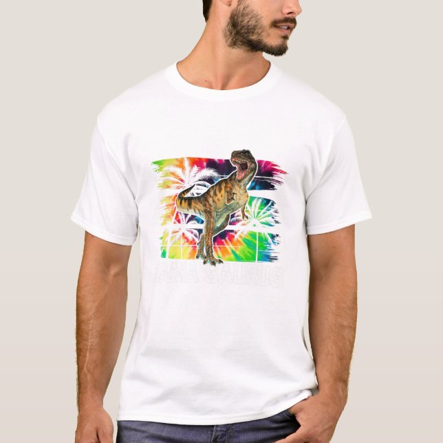 Camiseta Família Dinosaur Mama Saurus (Frente)