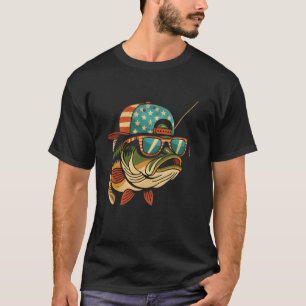 Camiseta Família Divertida de Amantes de Pesca para Pescado