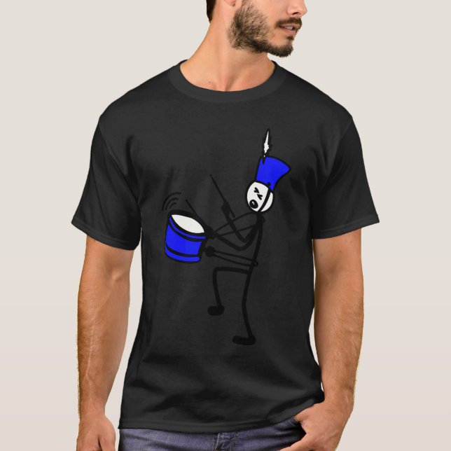 Camiseta Família do baterista balanceando (Frente)