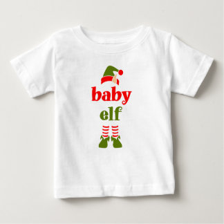 Camiseta família do bebê elf que corresponde ao natal bebê