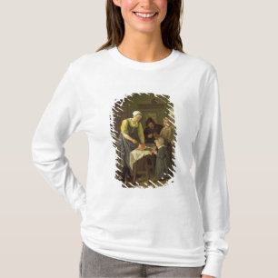 Camiseta Família do camponês no tempo da refeição, c.1665