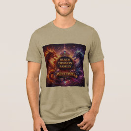 Camiseta Família do Dragão Negro – Amantes do Dragão Fantás