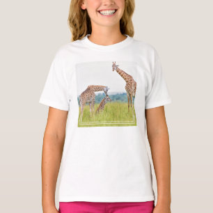 Camiseta Família do girafa das imagens   de Getty