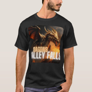 Camiseta família do mascote Valley Falls Dragons