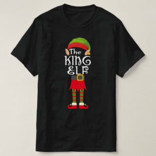 Camiseta família do rei elf que corresponde ao natal