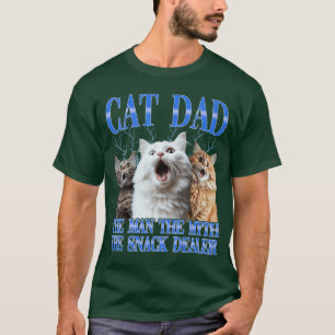 Camiseta Família do Vendedor de Lanche Mythhe do Cat Dadhe 