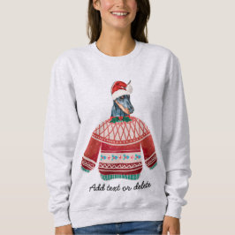 Camiseta Família Doberman Engraçado Natal Feio Cachorro Mãe