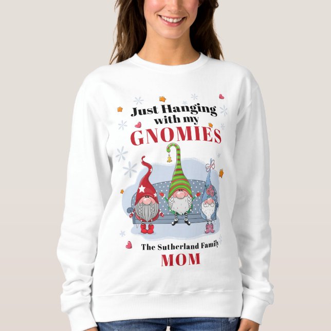 Camiseta Família dos Gnomos Feriados de Natal a Matar a Mãe (Frente)