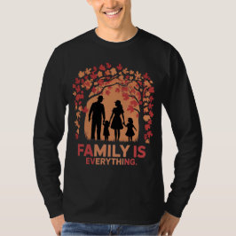 Camiseta Família é tudo: Autumn Silhouette T Shirt