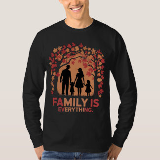 Camiseta Família é tudo: Autumn Silhouette T Shirt