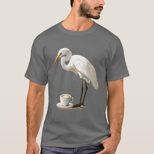 Camiseta Família Egret Bird (Frente)