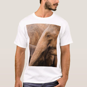 Camiseta Família Elefante: Vida Selvagem Majestosa