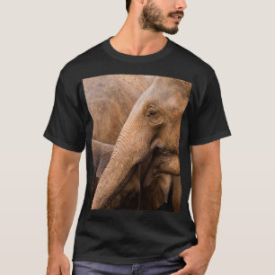 Camiseta Família Elefante: Vida Selvagem Majestosa