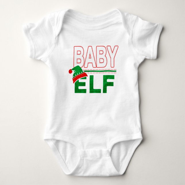Camiseta Família Elf | Feriado de Natal do Baby Elf #TeamEl (Frente)