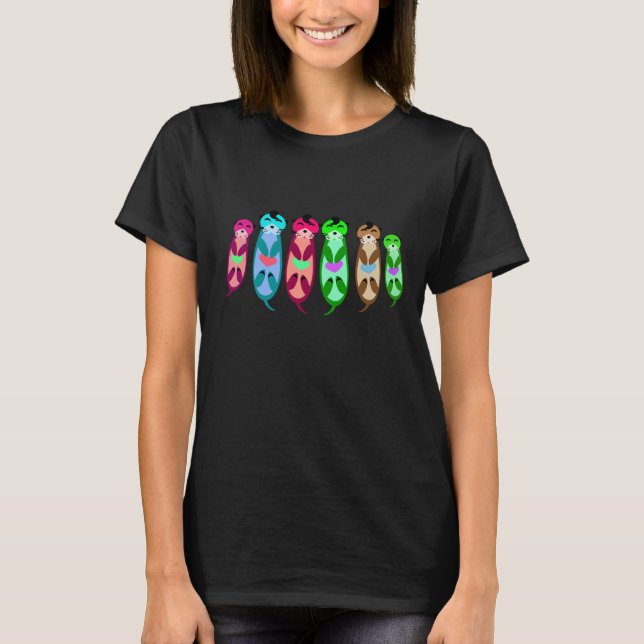 Camiseta Família Elvis Otters (Frente)